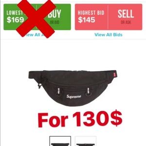 SUPREME FANNY PACK SS19